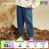 春款 洋气三岁小童宝宝裤 2026新款 长裤 子 儿童春季 女童水洗牛仔裤