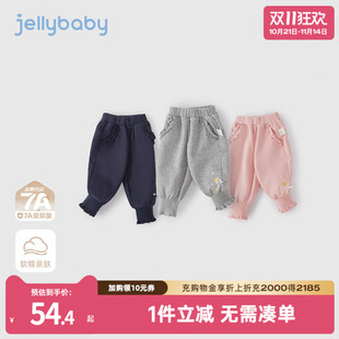 休閑褲 女小童甜美兒童休閑長褲 子寶寶2020新款 褲 7A抗菌 女童秋裝