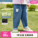 春秋2026新款 女童牛仔裤 直筒裤 子儿童春季 宝宝休闲裤 老爹裤 耐磨