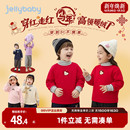 T恤秋冬女童条纹高领宝宝加绒男童打底衫 儿童长袖 抗静电抑菌