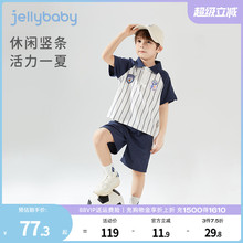 男童套装3小男孩短袖短裤套装帅气宝宝运动衣服纯棉5岁儿童夏装