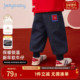中小童裤 子男宝宝 加绒新年秋冬儿童厚款 长裤 保暖耐磨 男童牛仔裤