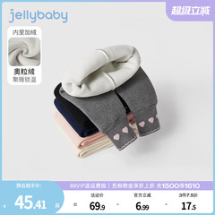 女童加绒打底裤秋冬新款儿童冬款薄绒中小童冬装外穿宝宝休闲裤子