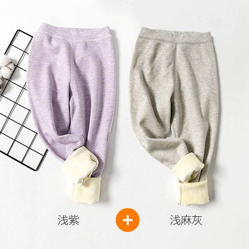 男童内穿一体绒保暖裤