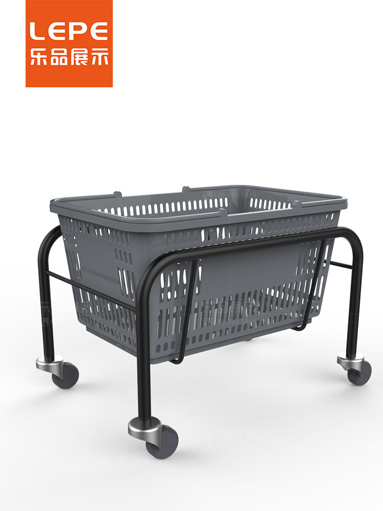 LEPIN 슈퍼마켓 편의점 트롤리 쇼핑 바구니 엄마와  저장소 손 바구니 약국 흰색 플라스틱 바구니 도매