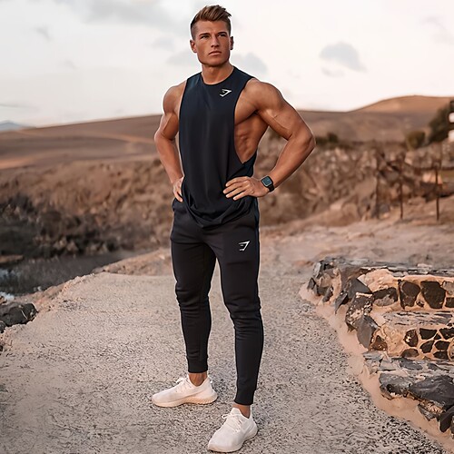 Gymshark critical坎肩背心无袖T恤运动健身健美训练夏季男女上衣