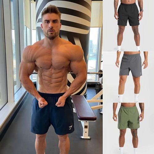 Gymshark arrival速干短裤男健身健美运动透气超薄超轻五分裤训练