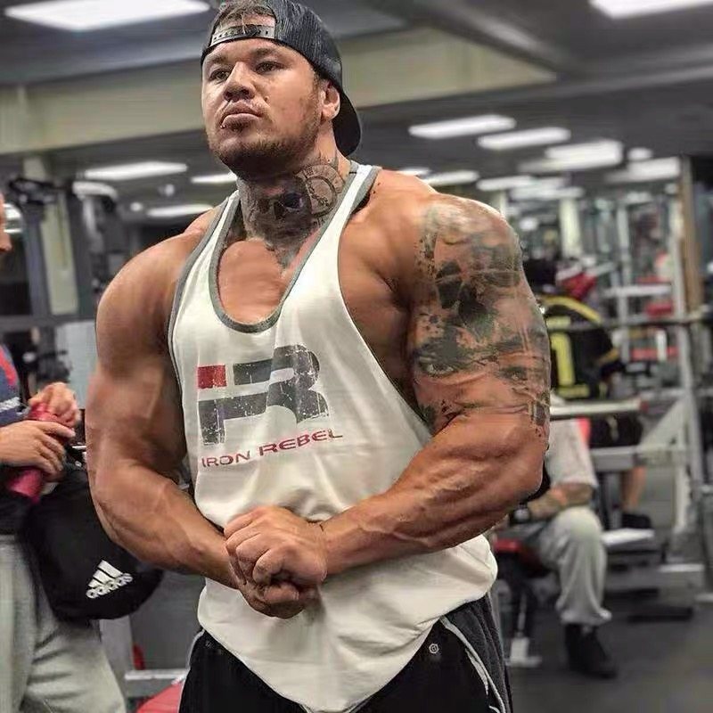 环球野兽健身训练背心健美力量举宽松透气排汗休闲运动坎肩肌肉