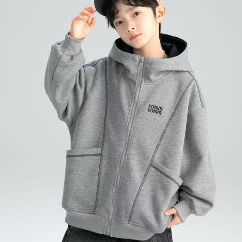 男童春秋运动棒球服外套潮酷