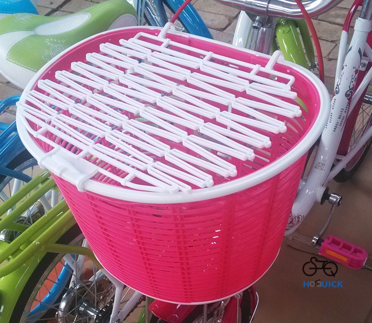 彩色塑料公主淑女式多省包邮车筐