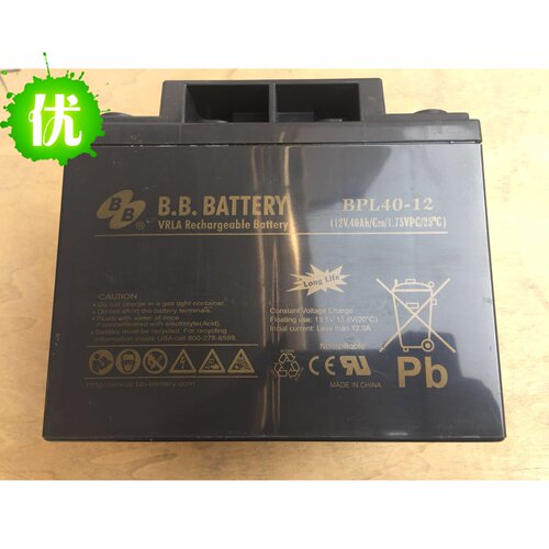 BB蓄电池BPL40-12，12v40ah