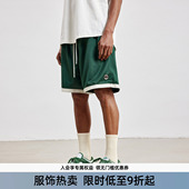 绣花篮球三分短裤 BD健美站夏季 男时尚 运动短裤 男宽松 新款