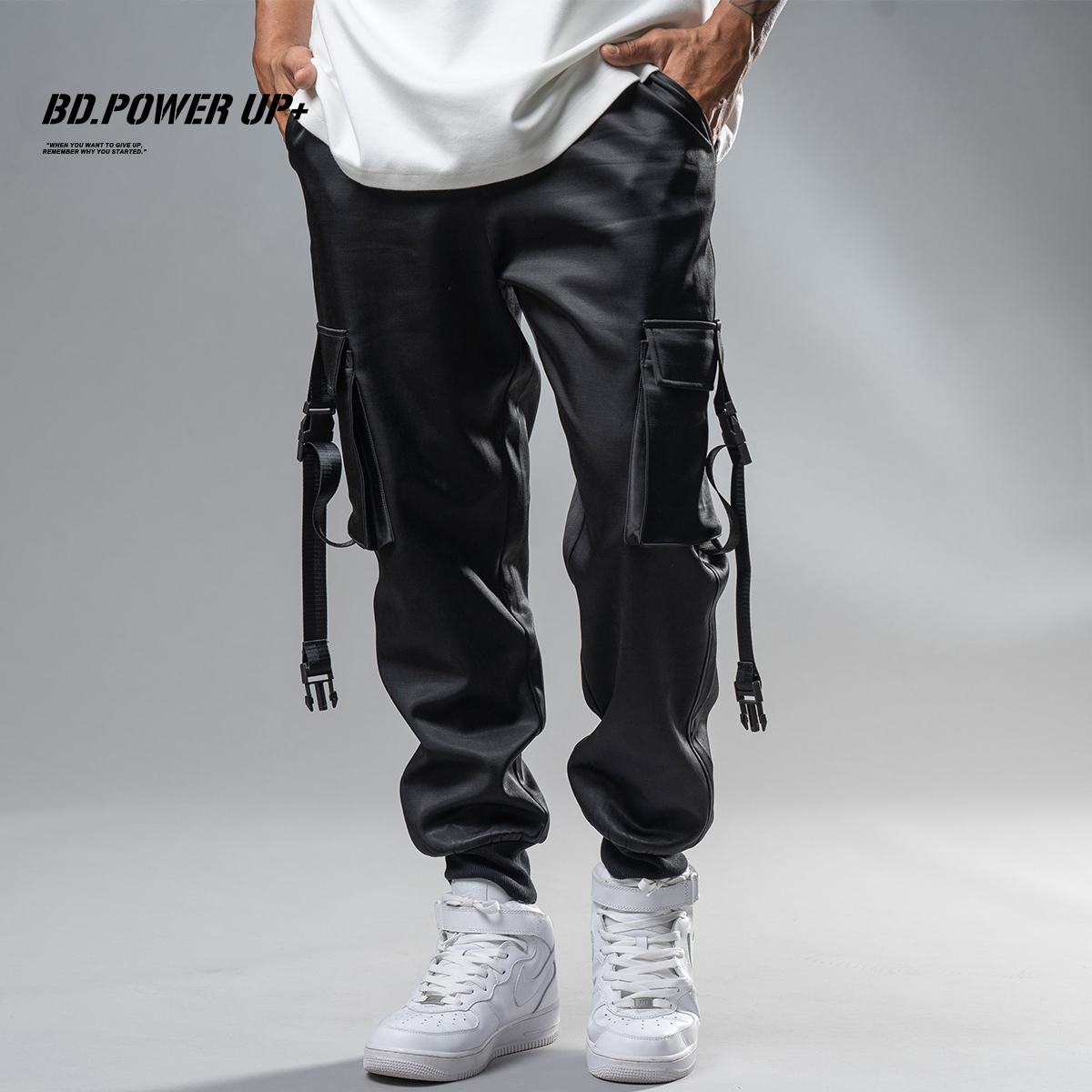 bd宽松休闲运动百搭工装卫裤