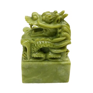 天然玉石龙印玉玺桌面摆件家居饰品办公用品客厅书房礼品免费刻字