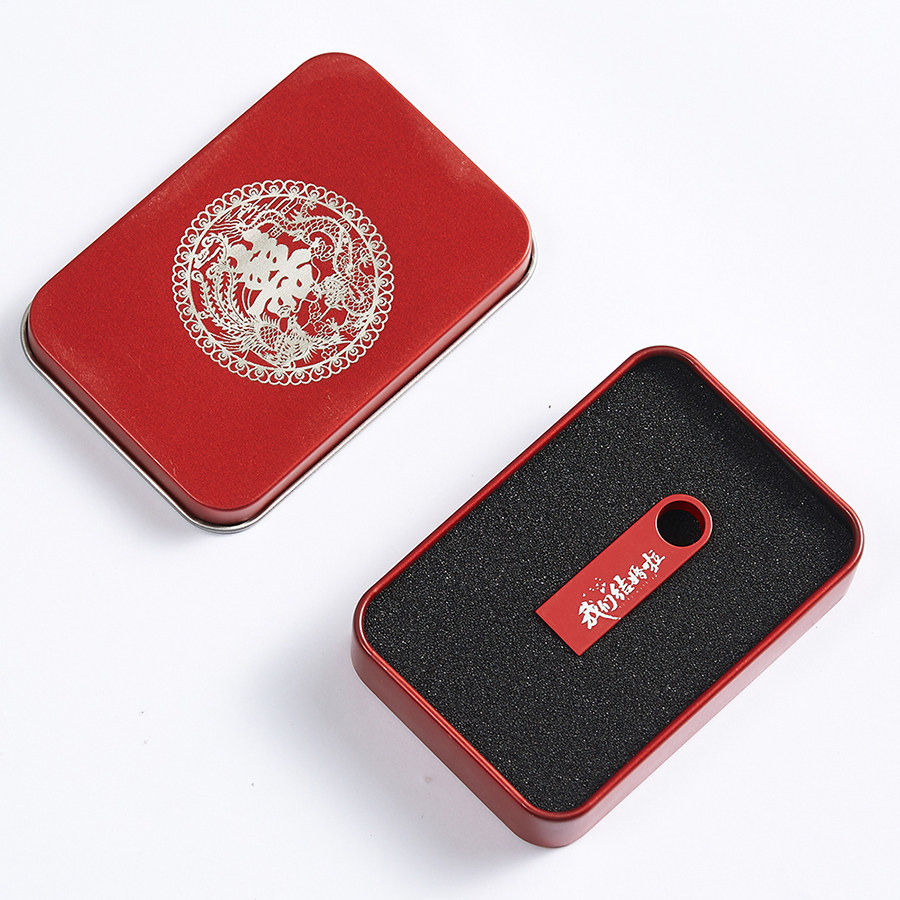 19年老店32G高速婚庆典婚礼品金属小U优盘激光定制LOGO做图案车载