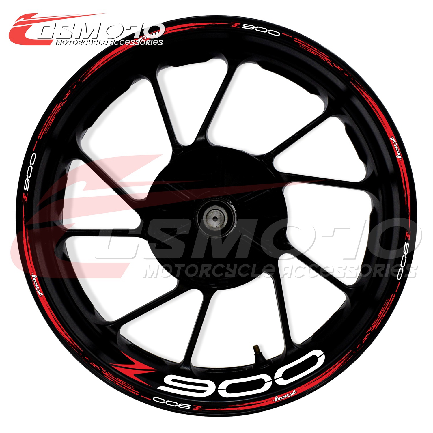 CSMOTO 川崎KAWASAKI Z900 摩托车轮毂贴花 防水防晒反光贴纸