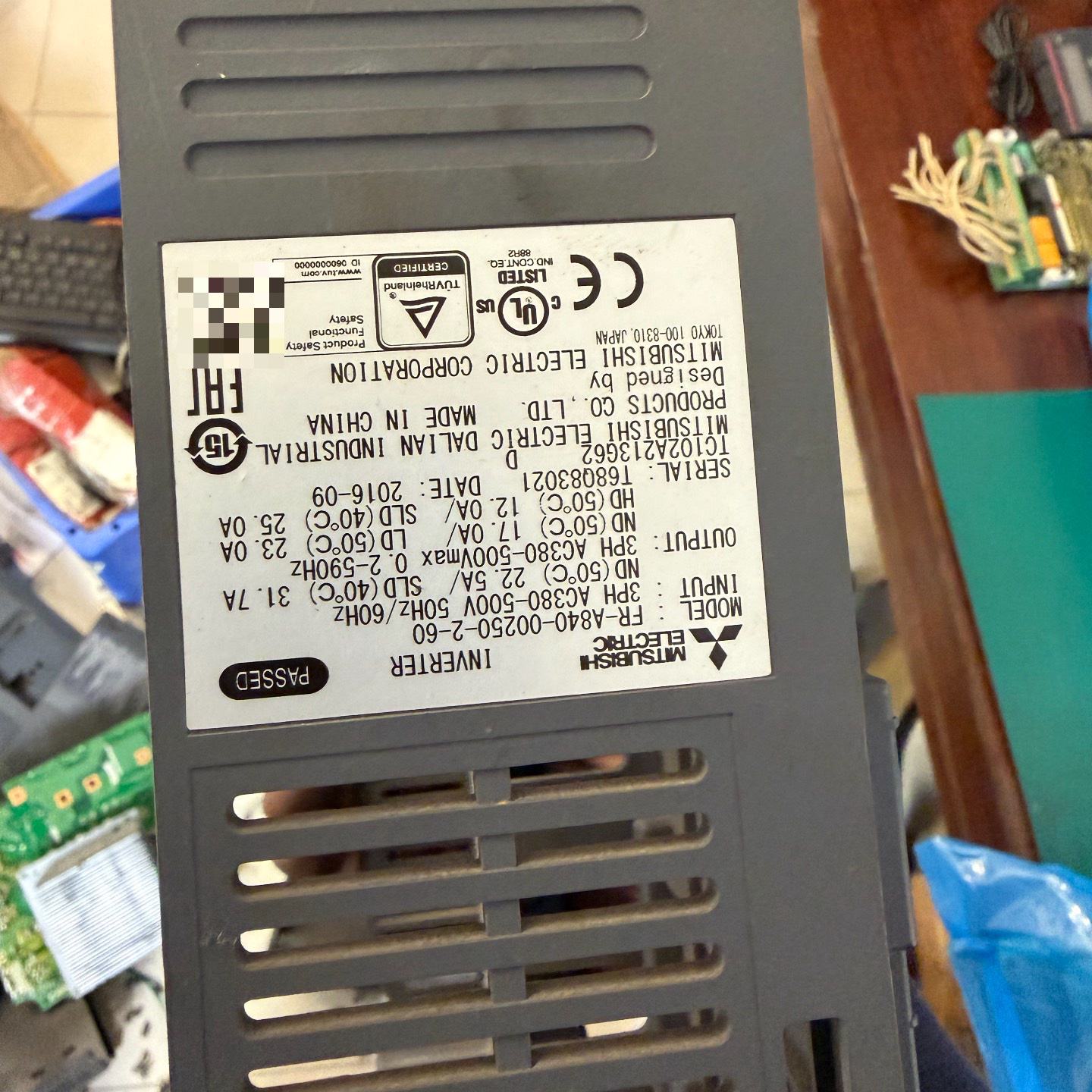 三菱变频器A840主板A80CA800E面板,拆机件,带接--议价商品
