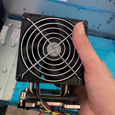 超微3647散热器4u长方形五管散热器snk-议价