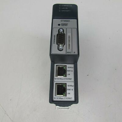 GE PACSystems RX3i ETHERNET MODULE  IC695ETM001HW  GOOD TAKE
