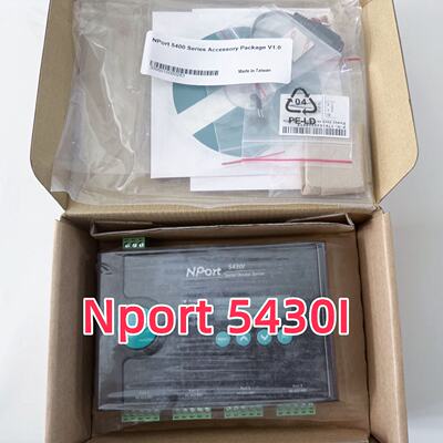 议价台湾moxa原装摩莎 NPort 5430I 串口伺服器 4口 RS422/485