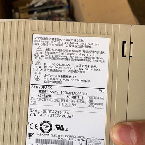 议价Yaskawa Driver Sgdv1R6a11b Disassembled Functions Fully