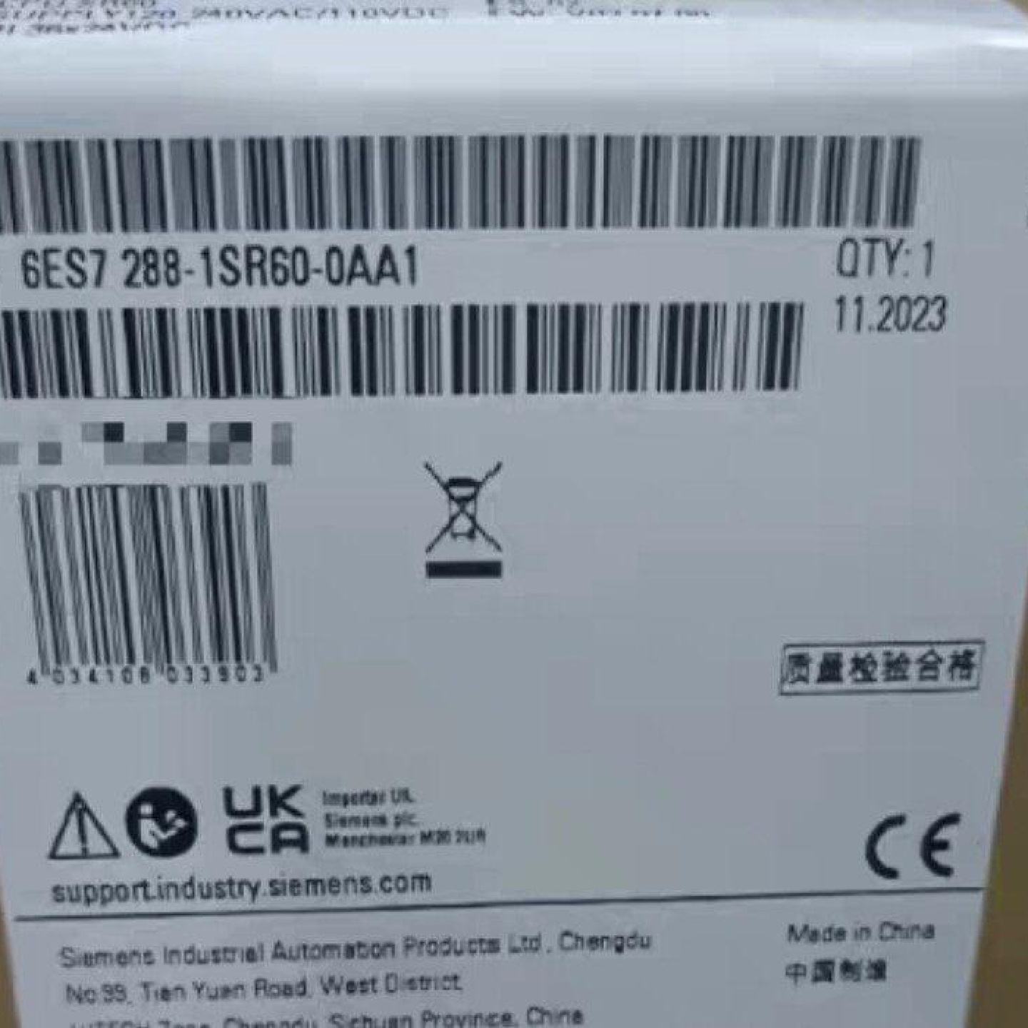 6ES72881SR600AA1西门子PLC模块全新未议价