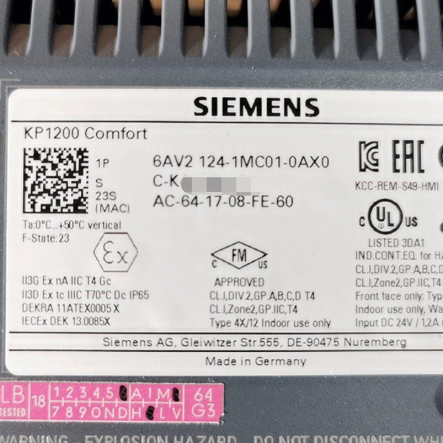 6AV21240MC010AX0全新裸机6500议价