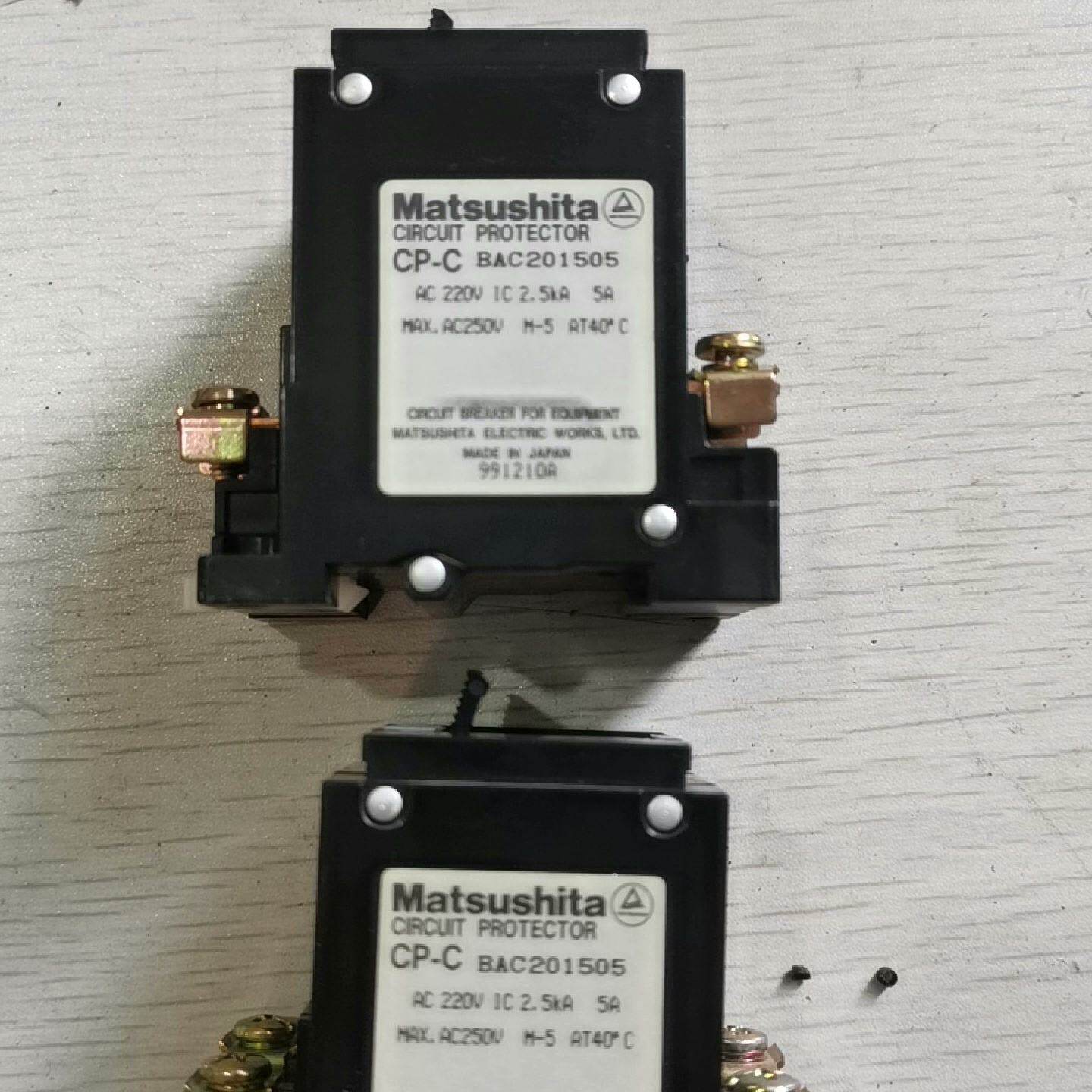 松下Matsushita CP-C BAC201505断路器--议价商品