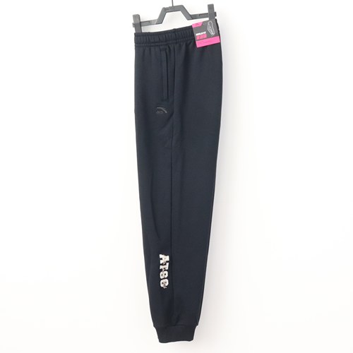 安踏女裤针织运动长裤加绒保暖舒适束口小脚裤休闲卫裤162348302