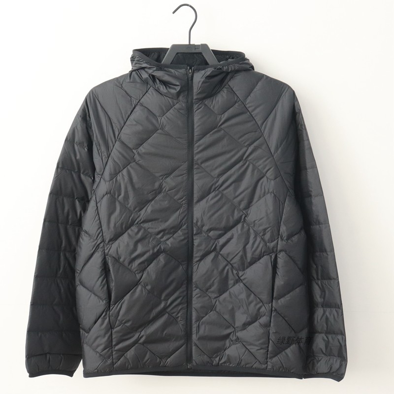 安踏男羽绒服冬款轻薄保暖连帽羽绒外套夹克运动上衣152447955