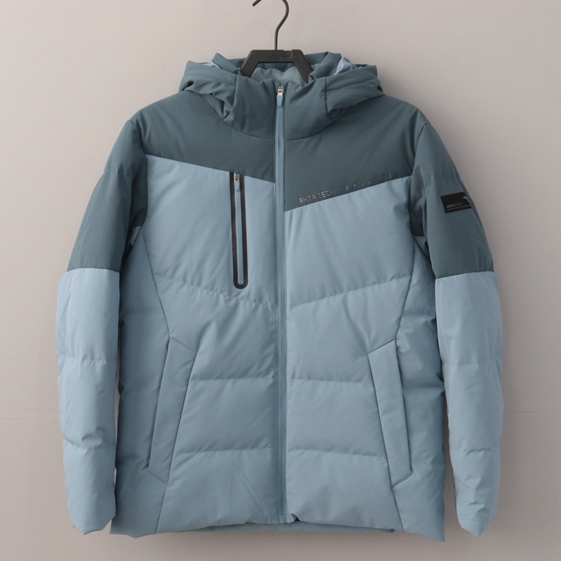 安踏男羽绒服风衣夹克舒适保暖连帽羽绒外套运动上衣152347910