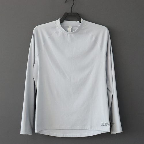 安踏男长袖T恤秋冬薄绒保暖舒适透气跑步训练运动针织衫152445409