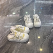 厚底百搭舒适潮软底2025新款 半拖ins懒人 夏韩系一脚蹬包头拖鞋