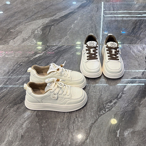 拼色百搭休闲小白鞋韩版松糕板鞋