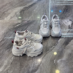 小个子6cm厚底~网面老爹鞋女2026春新款轻便增高不累脚休闲运动鞋