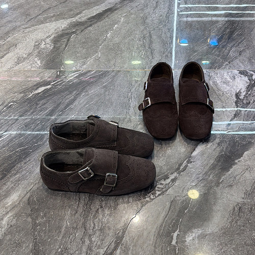 复古百搭乐福鞋显脚小森系勃肯鞋