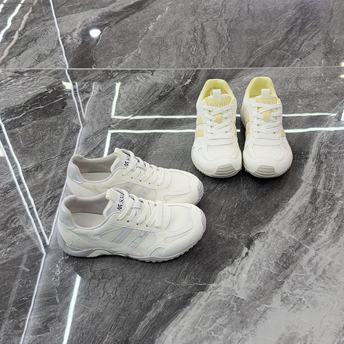 个性甩头运动鞋系带休闲德训鞋潮