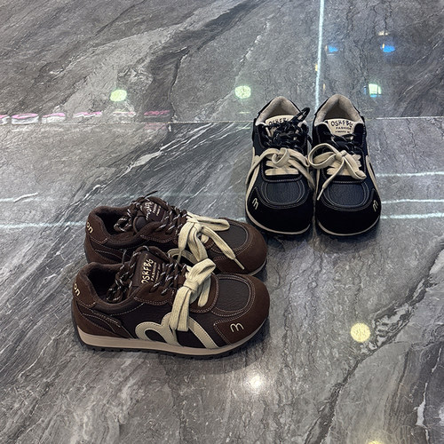 系带厚底休闲运动阿甘鞋慢跑鞋