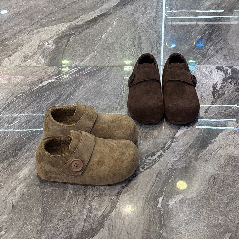 百搭内增高勃肯鞋防滑毛毛雪地靴