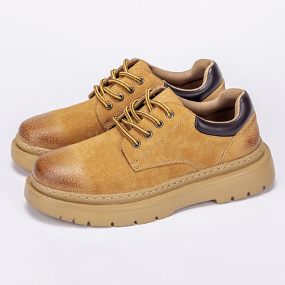 真皮男鞋复古透气男士休闲鞋子