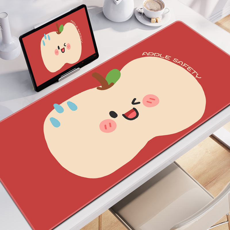 多巴胺鼠标垫卡通超大号办公家用高颜值键盘书桌垫护腕女宿舍软垫