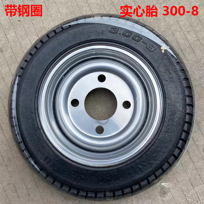 工地电动灰斗车手推车搬运车养殖用工具车油门转吧万向轮胎零配件