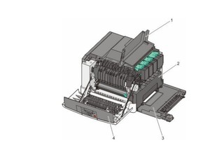 C543dn C544n C544dn 适用 C546dtn C540n C544dw 粉盒 Lexmark