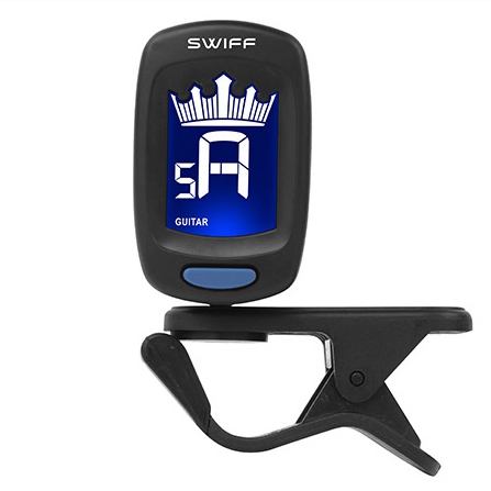 正品SWIFF吉他调音器瑞孚电子调音器小提琴尤克里里校音器通用型