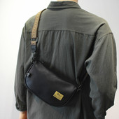 threebox斜挎包潮牌迷你男士 背包潮小包男简约单肩包休闲手机挎包