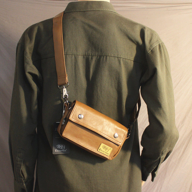 斜挎包潮牌迷你男士背包手机包潮