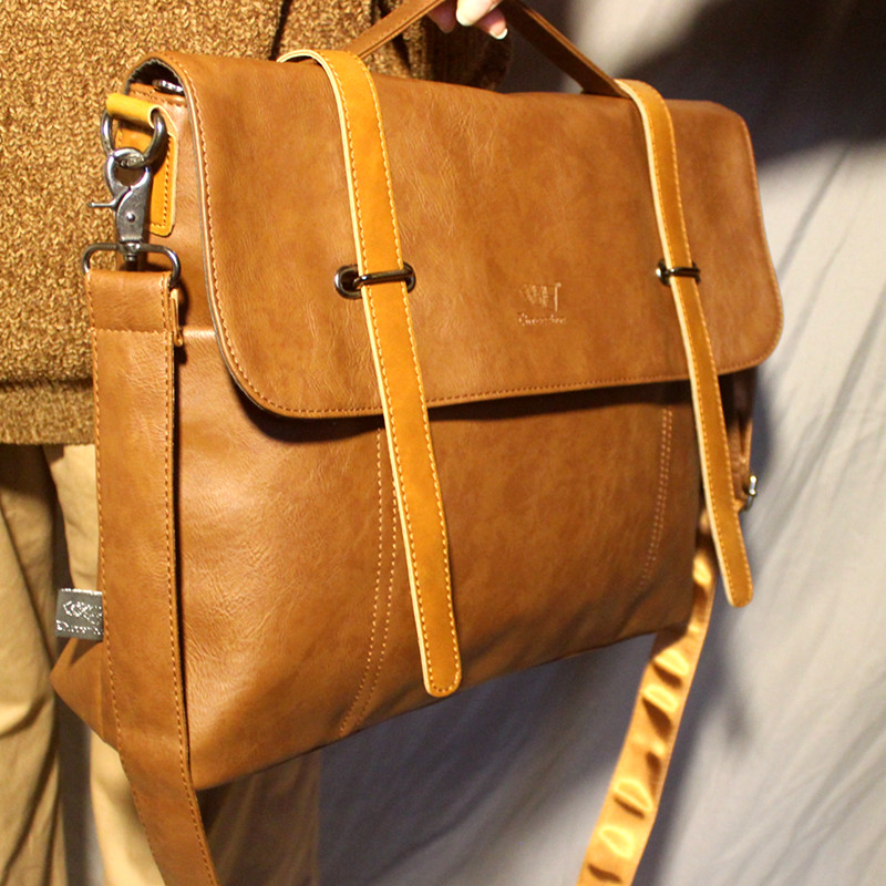 复古手提包单肩斜跨大包男女潮包