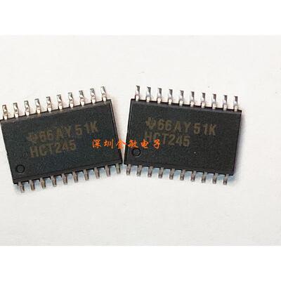 HTC245 HCT245DW SN74HCT245DWR总线收发器芯片 SOP-20 TI原装