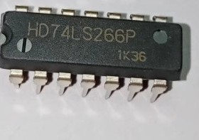 HD74LS266P 74LS266 DIP-14 三输入3与非门 原装正品 74LS266P