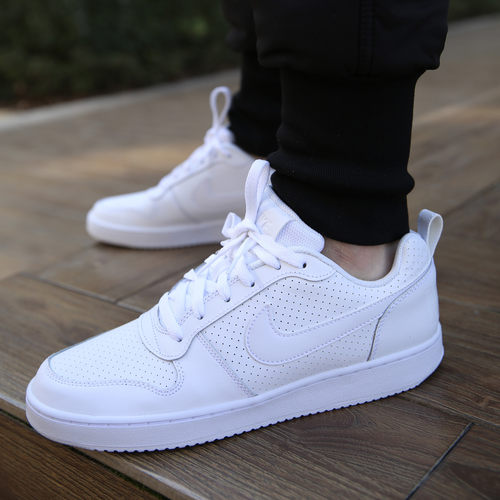 专柜正品耐克运动鞋男子纯白板鞋